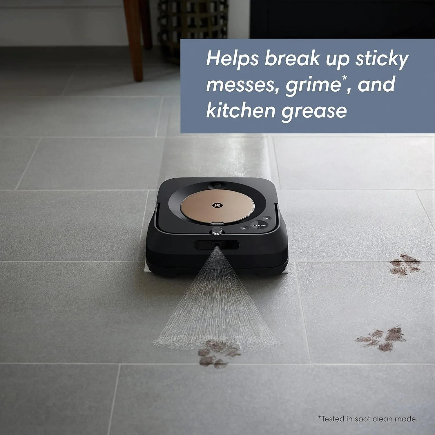 iRobot Braava Jet m6 (6012) Ultimate Robot Mop- Wi-Fi Connected, Precision Jet Spray, Smart Mapping, Works with Alexa, Ideal for Multiple Rooms, Recharges and Resumes, Black