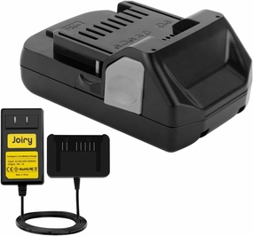 Joiry 18V 2500mAh Replacement Li-ion Battery and Charger Set Compatible with Hitachi BSL1830C BSL1815X BSL1815S BSL1830 339782 330139 330557
