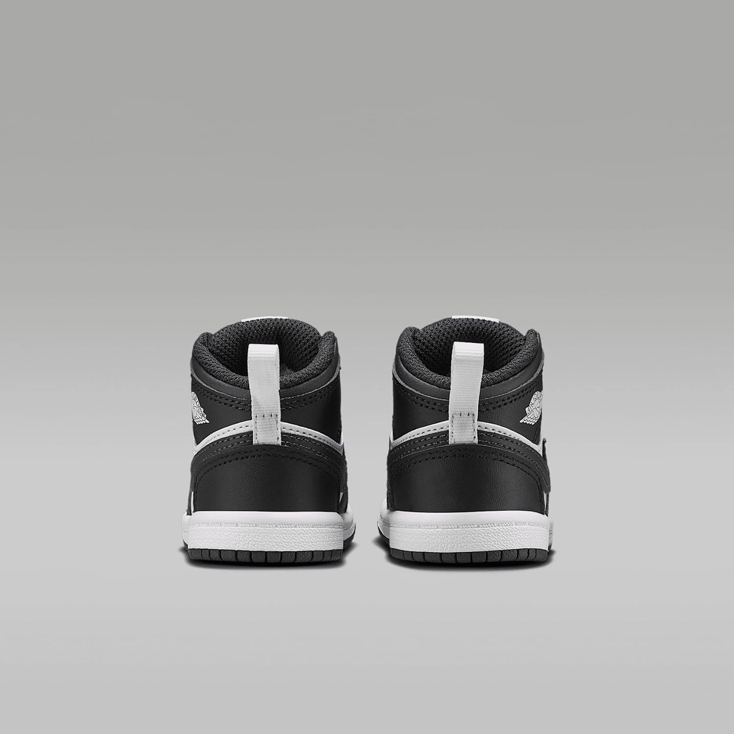 Jordan 1 Mid Baby/Toddler Shoes (DQ8425-010, Black/Summit White/Off Noir)