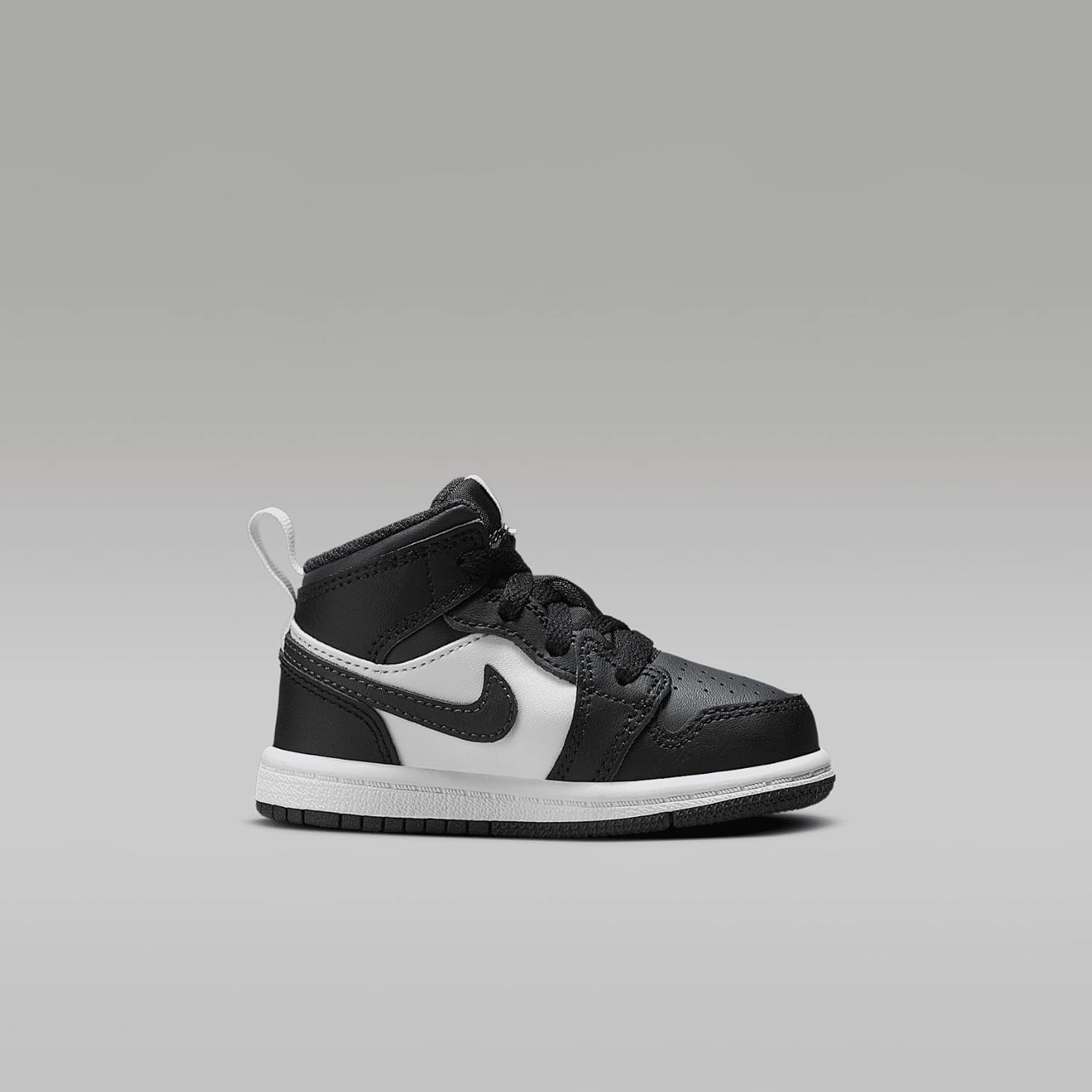 Jordan 1 Mid Baby/Toddler Shoes (DQ8425-010, Black/Summit White/Off Noir)
