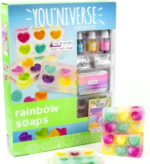 Just My Style You*niverse Rainbow Soaps, at-Home STEM Kits for Kids Age 6 and Up, DIY Scented Soap, Activities for Birthday Parties, Sleepovers