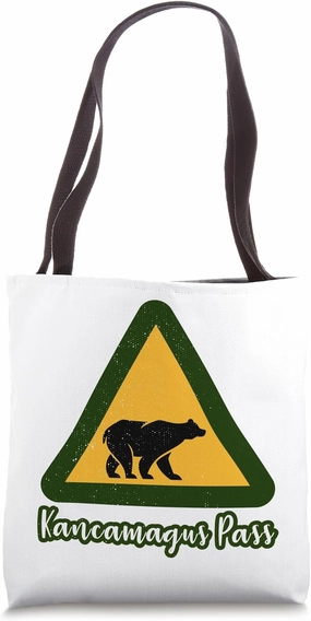 Kancamagus Highway New Hampshire Bear Crossing Tote Bag