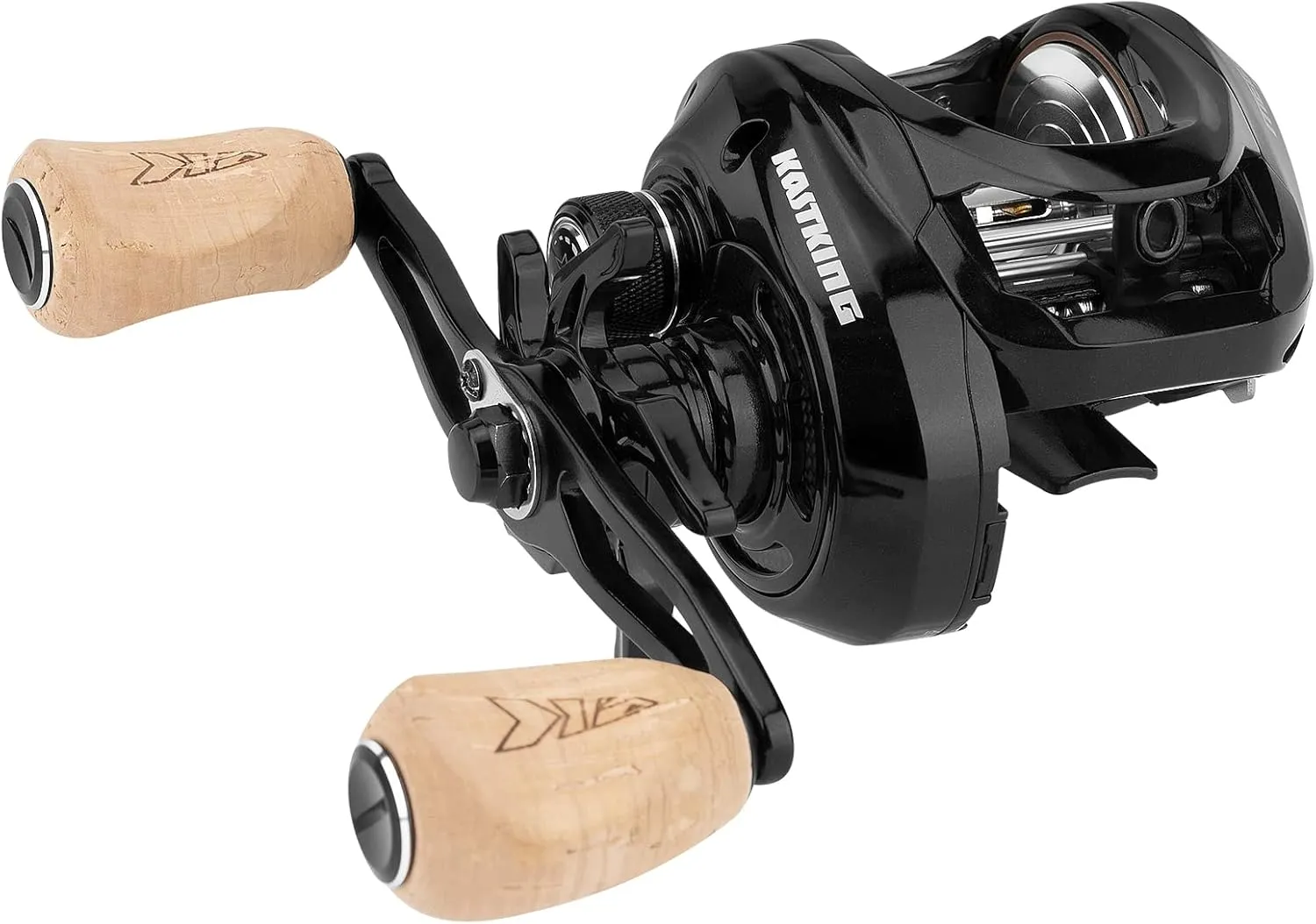 KastKing Megatron 200 Baitcasting Fishing Reel, Wide Spool High Line Capacity Casting Reel, 7 1 Double Shielded Stainless Steel BB, 8 Button Magnetic Brakes, 6.4:1 Gear Ratio, 28.6 lbs of Smooth Drag