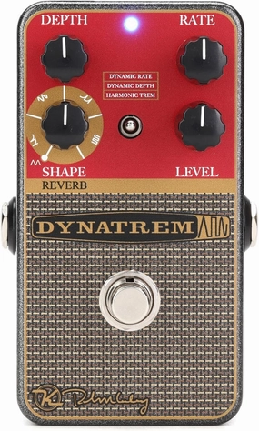 Keeley DynaTrem Dynamic Tremolo Pedal, Gray & Red (KDyna)