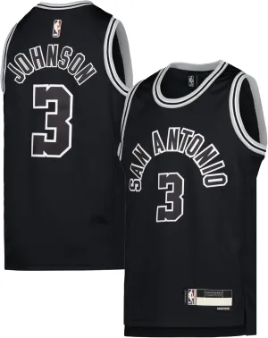 Keldon Johnson San Antonio Spurs NBA Black #50 Kids Youth 8-20 Classic Edition Swingman Player Jersey
