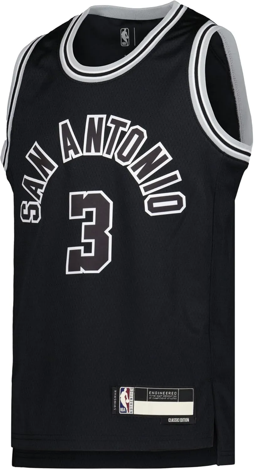 Keldon Johnson San Antonio Spurs NBA Black #50 Kids Youth 8-20 Classic Edition Swingman Player Jersey