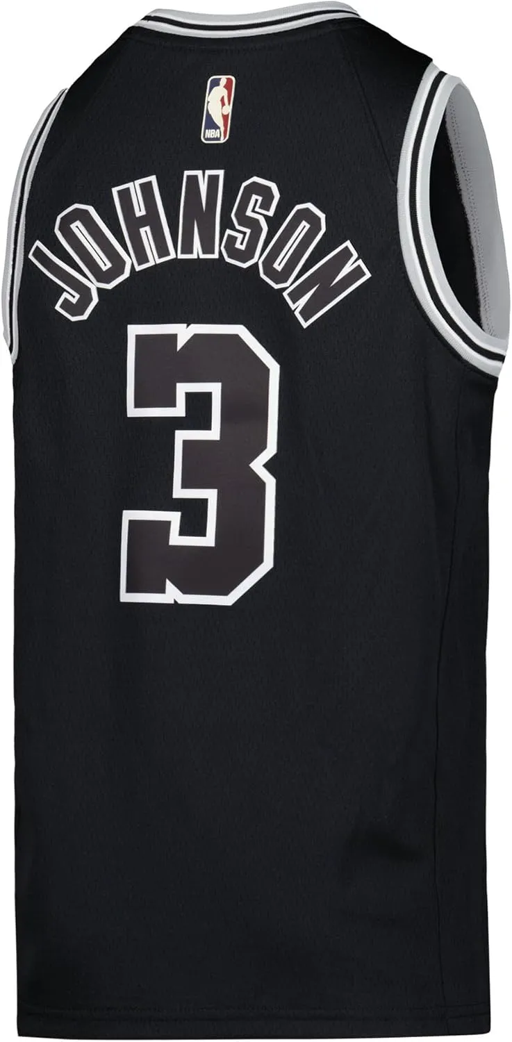 Keldon Johnson San Antonio Spurs NBA Black #50 Kids Youth 8-20 Classic Edition Swingman Player Jersey
