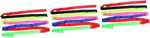 KICHOUSE 3pcs 10m Kite Tail Short Ribbon Streamer Rainbow Streamers for Giant Kite Flying (Matching)