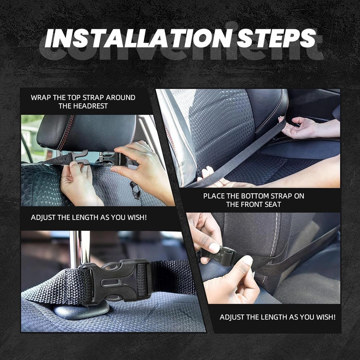 Kick Mat Back Seat Protector for Car 2 Pack Extra Large Car Back Seat Cover with 3 Storage Pockets Waterproof Seat Back Protector Fresh Juicy Fruits Backseat Car Organizer for Trucks SUV
