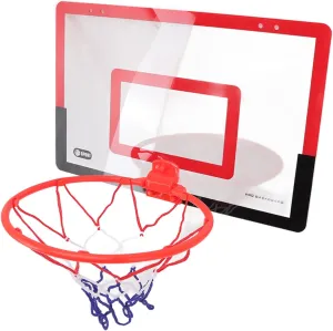 Kids Mini Basketball Hoop Indoor Bounce Design Red Black Improve Hand Eye Coordination Basketball Toy
