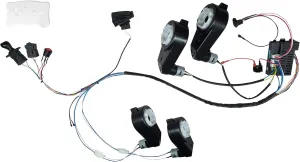 Kids Ride On Car 24V DIY Modified Harness Complete Set of Wires Remote Control Circuit Borad RX30 Control Box Switch Shifter Gearbox with Motor, Children Electric Ride On Toys Accessories