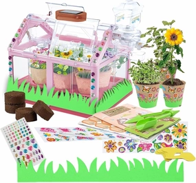 Kids Plant Growing Kit: Terrarium Kit for Kids,Science STEM Toy & Craft Growing Kits for Ages 4-8 Birthday Easter Gifts for Girls 4, 5, 6, 7, 8, Year Old - Gardening Set Toys