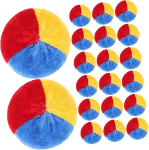 Kisangel 20pcs Bean Bag Toss Game Interactive Outdoor Plaything for Lightweight and Portable for Fun and Skill Development Random Color