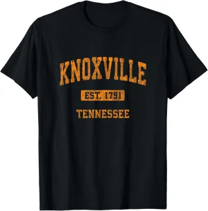 Knoxville Tennessee TN Vintage Athletic Sports Design T-Shirt