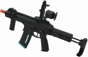 KWA Electric Airsoft Gun, EVE-4 Full Automatic AEG Rifle, VPS Gearbox, MOSFET Trigger Compatible, Polymer Ronin Design with 120 Round Magazine (KO Series AEG2.5 ) with Virtual Shot Bundle