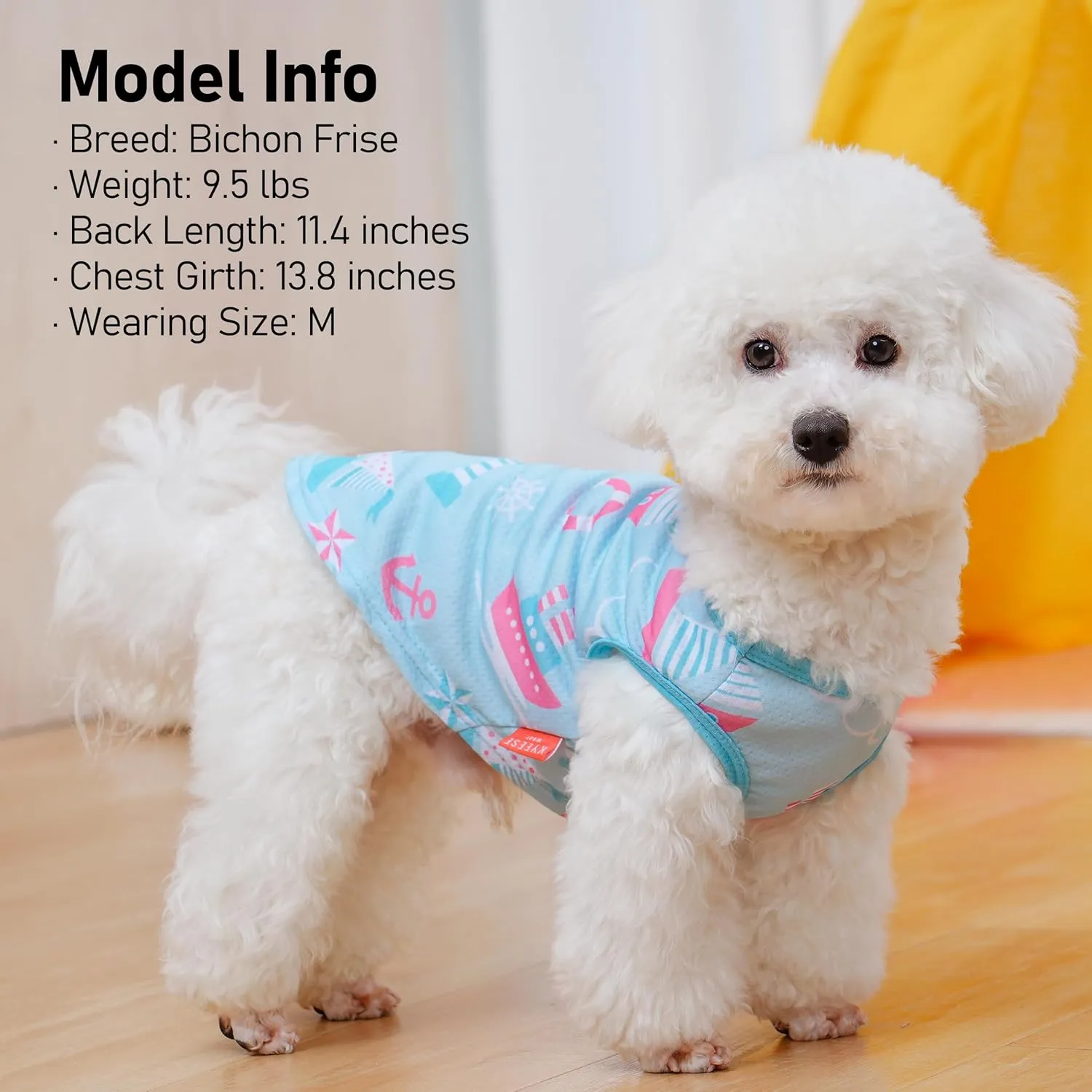 KYEESE 2 Pack Dog Cooling Shirts for Medium Dogs Summer Lightweight Sleeveless Vest Breathable Instant Cooling Dog Vest Quick Dry Sleeveless Vest Pet T-Shirts for Hunting, Training, Camping,XL