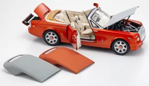 Kyosho Original 1/18 Rolls-Royce Phantom Drop Head Coupe Orange Finished Product