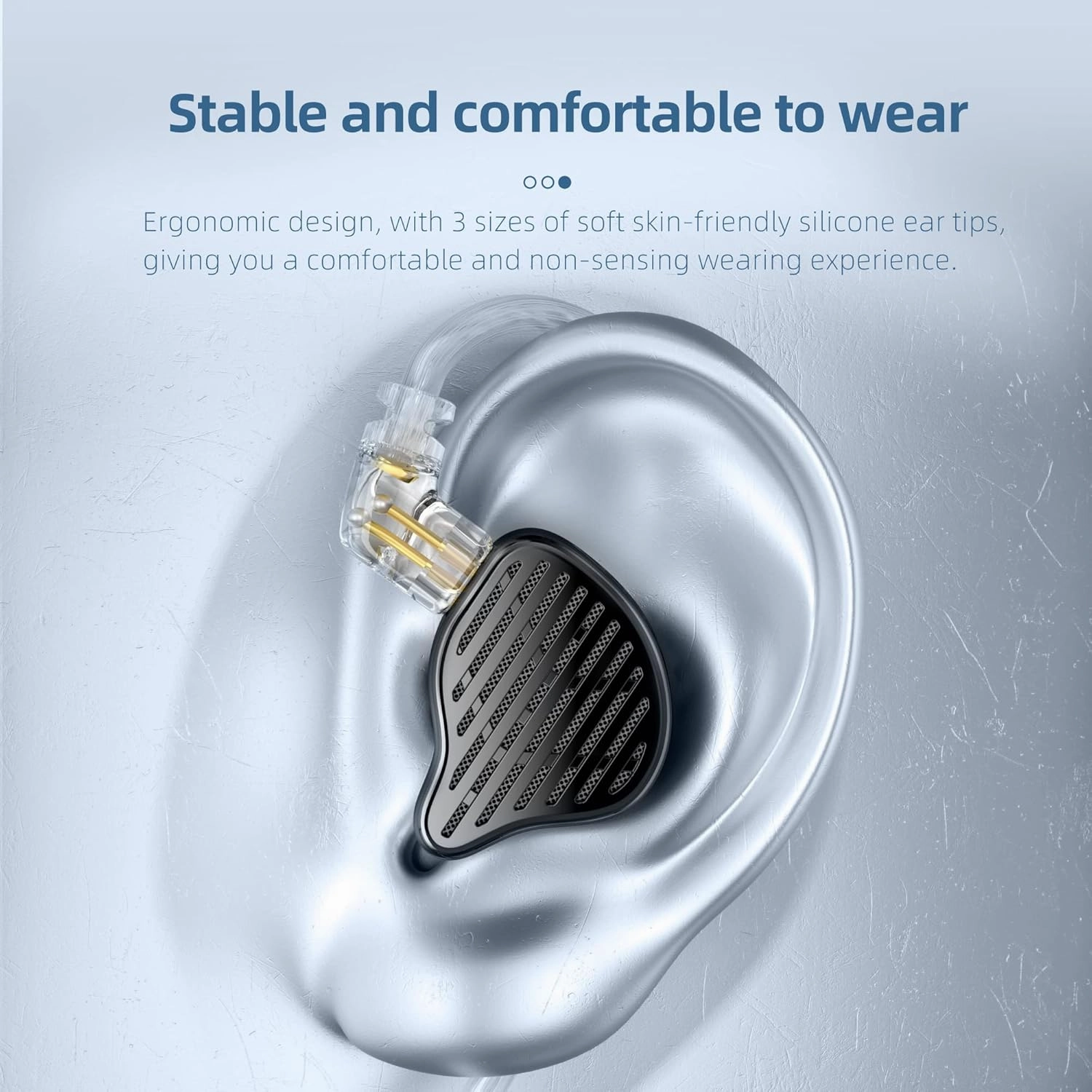 KZ x HBB PR2 IEM Earphones in Ear Monitor Headphones 13.2 Planar Magnetic Driver in Ear Wired Headphones Noise Cancelling HiFi Earbuds for Musicians Singers Detachable 2pins Cable