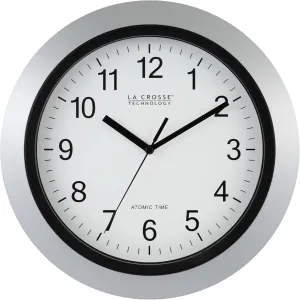 La Crosse Technology WT-3129S 12 Inch Atomic Analog Wall Clock