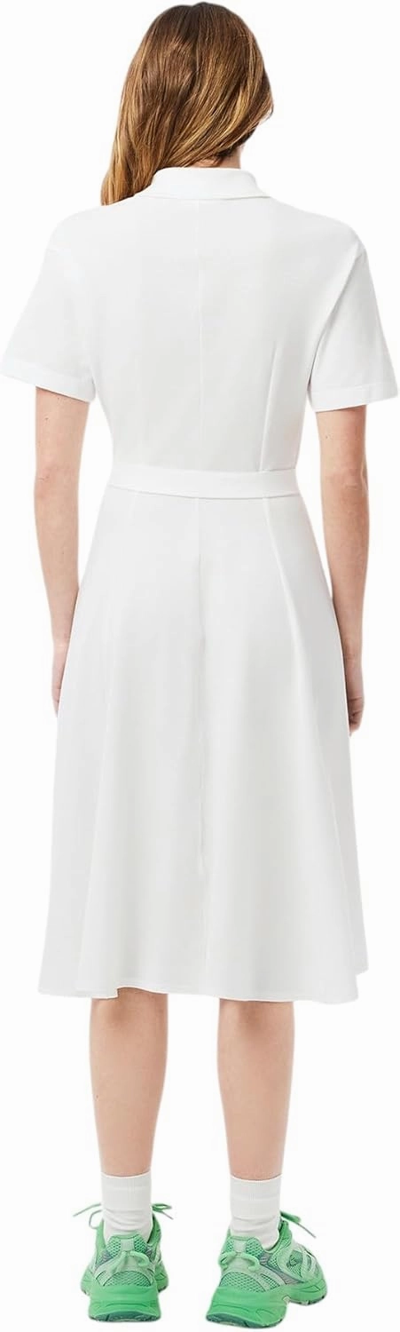 Lacoste Women's Flared Mini Pique Polo Dress