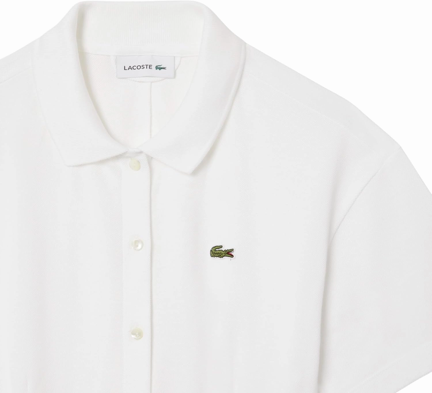 Lacoste Women's Flared Mini Pique Polo Dress
