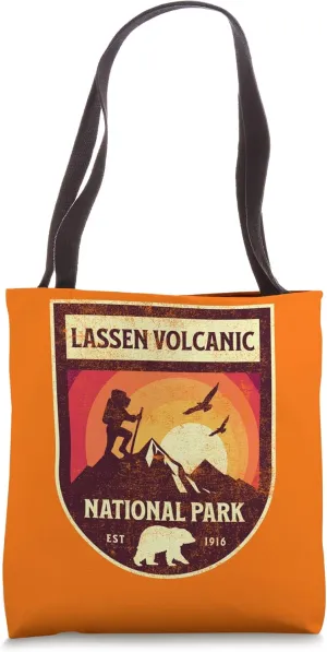 Lassen Volcanic California Nature Hiker Mountains Outdoors Tote Bag