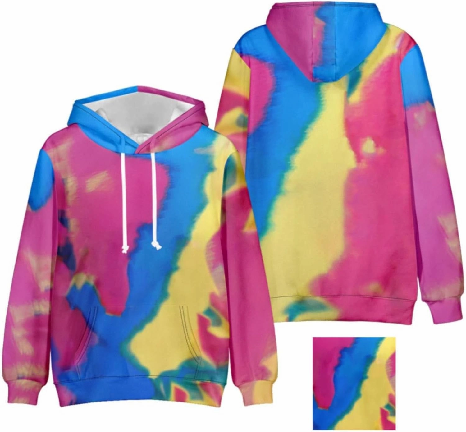 LCMTWX Men's Hooded Fleece Sweatshirt Size Sweater Midweight Fleece Sweatshirt Pullover Hooded Sweatshirt for Men Men's