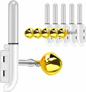 LED Fishing Bite Alarm with Bell, Smart Clip-on Rod Tip Light, Waterproof Luminous Night Fishing Alert Indicator, Fishing Pole Glow Stick Light for Catfish Bass Trout, 6PCS Set for Anglers