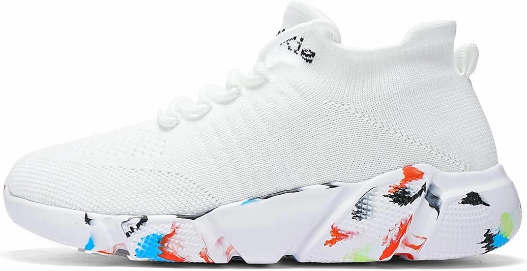 LIBINXIF Womens & Mens Light Breathable Fashion Slip Resistant Sneakers - Comfortable Walking & Running Shoes