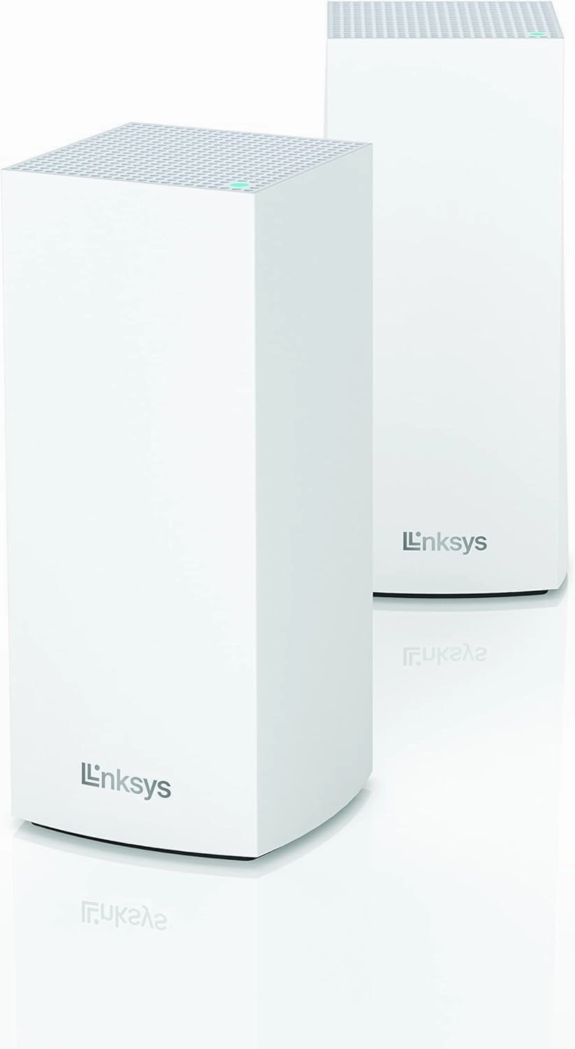 Linksys MX8400 Mesh WiFi 6 Tri-Band System | Connect 80  Devices | 5,400 Sq Ft Coverage | 2 Pack