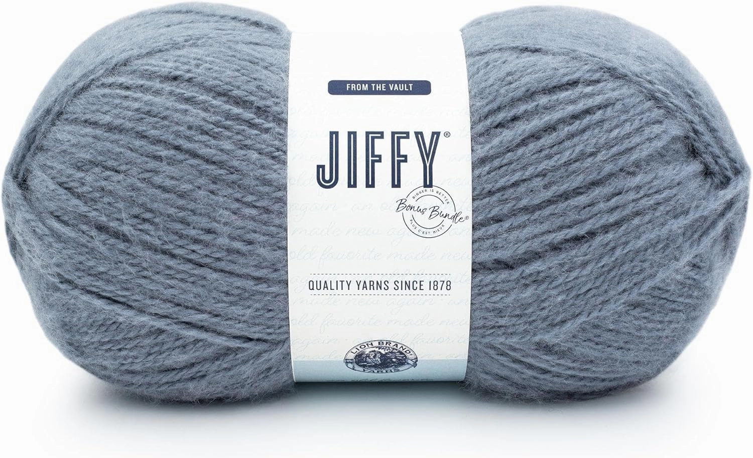 Lion Brand Yarn Jiffy Bonus Bundle, Acrylic Yarn for Crochet, Coastal, 1 Pack