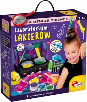Lisciani I'm a genius Lacquer Laboratory, Scientific Kit, for Girls, Beauty, Fashion, 7 