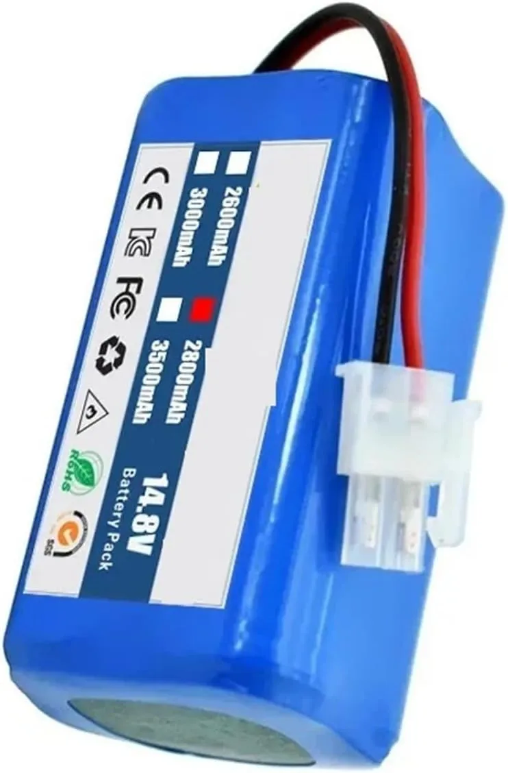 Lithium Battery， Compatible for ILIFE ，A4 A4s V7 A6 V7s Plus Robot Vacuum Cleaner，Compatible for ILife， Real Capacity(2600mah)