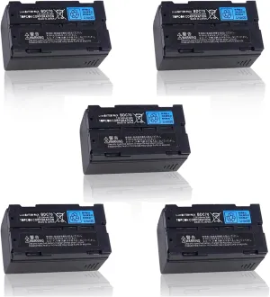 <5 Pack> 7.2V 5240mAh BDC70 Battery for Top-con BDC70 Li-ion Battery for Top-con, Sokkia Total Stations