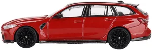 M3 Competition Touring Toronto Red Metallic with Black Top Limited Edition to 3000 Pieces Worldwide 1/64 Diecast Model Car by Mini GT MGT00700
