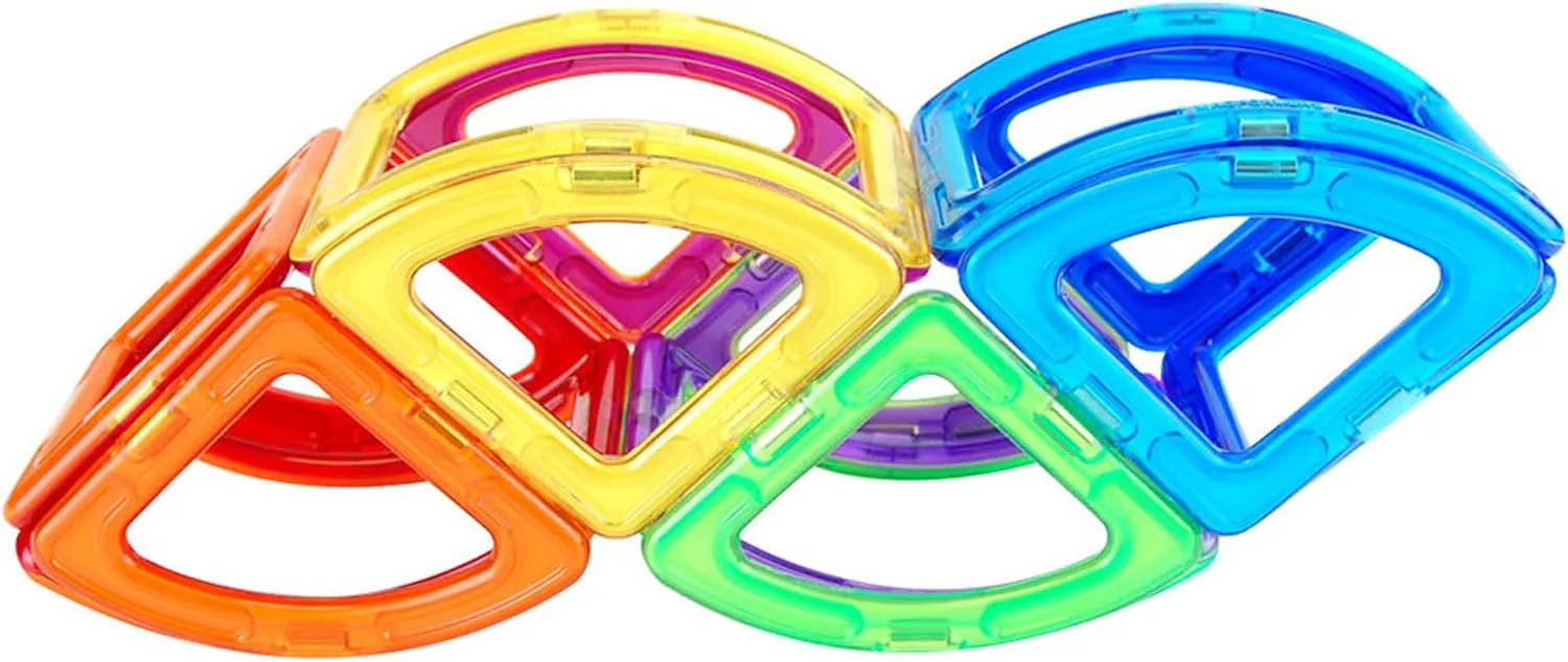 Magformers Unique 30pc Set | Magnetic Tiles for STEM Development, Education, and Critical Thinking | Magnetic Blocks and Building Tiles to Develop Problem-Solving Ability and Shape Recognition