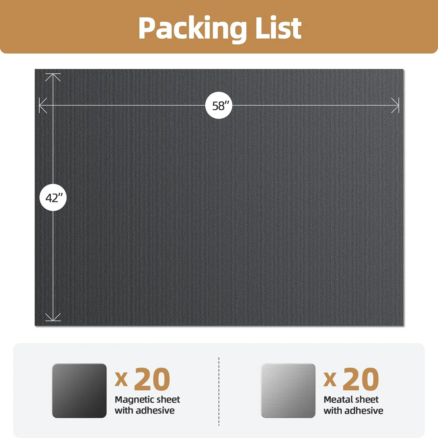 Magnetic Blackout Window Cover 42" x 58" Portable Blackout Curtains for Bedroom, Temporary Black Out Shades Window Privacy Film No Drill Black Out Blinds for Baby Nursery Travel Skylight - Blacks