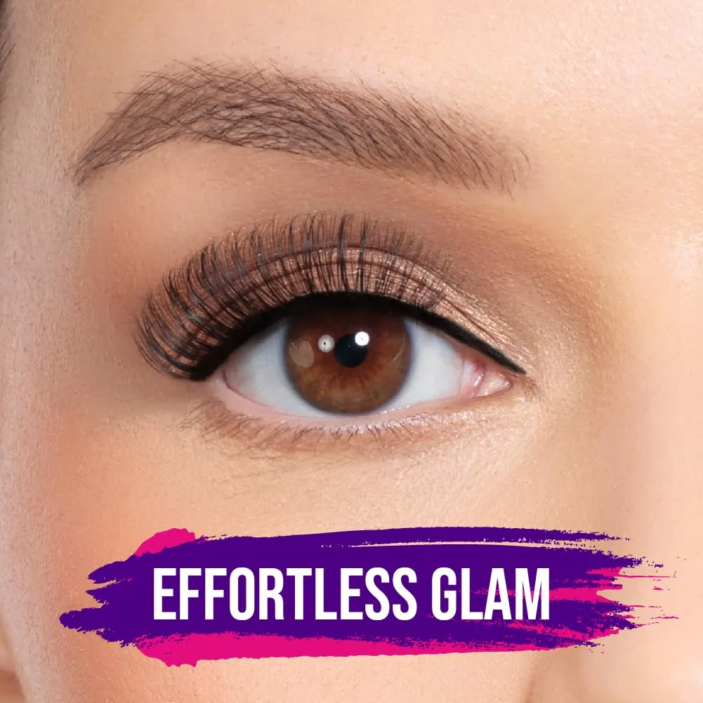 Magnetic Eyelashes with 12 Magnets – Premium Faux Mink Lashes | Reusable 50x | Universal Fit | Vegan & Cruelty-Free | Natural Look – 1 Pair (Too Charming)