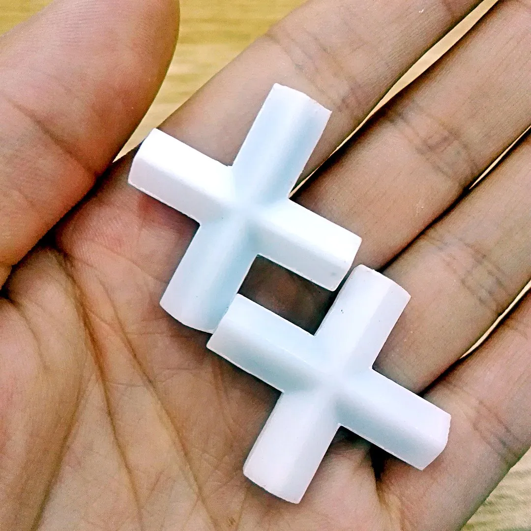 Magnetic Stirrer Stir Bar PTFE Magnetic Mixer Stir Bars Cross Shape (9X25mm, 3PCS)