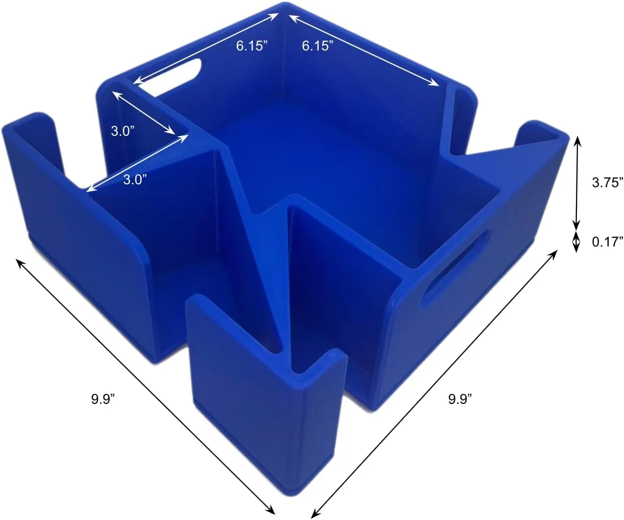 Magnetic Tile Storage - Organizer, Sorter System (Blue)