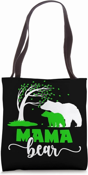 Mama Bear Cerebral Palsy Mom Of A Cerebral Palsy Warrior Tote Bag