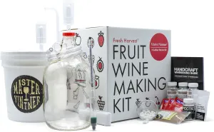 Master Vintner Fresh Harvest One Gallon Small Batch Fruit Wine Making Kit