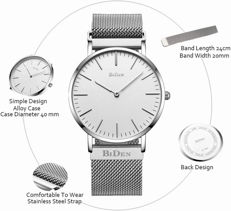 MASTOP Luxury Unisex Watch Fashion Women Mens Dress Quartz Watches Business Waterproof Stainless Steel Watches