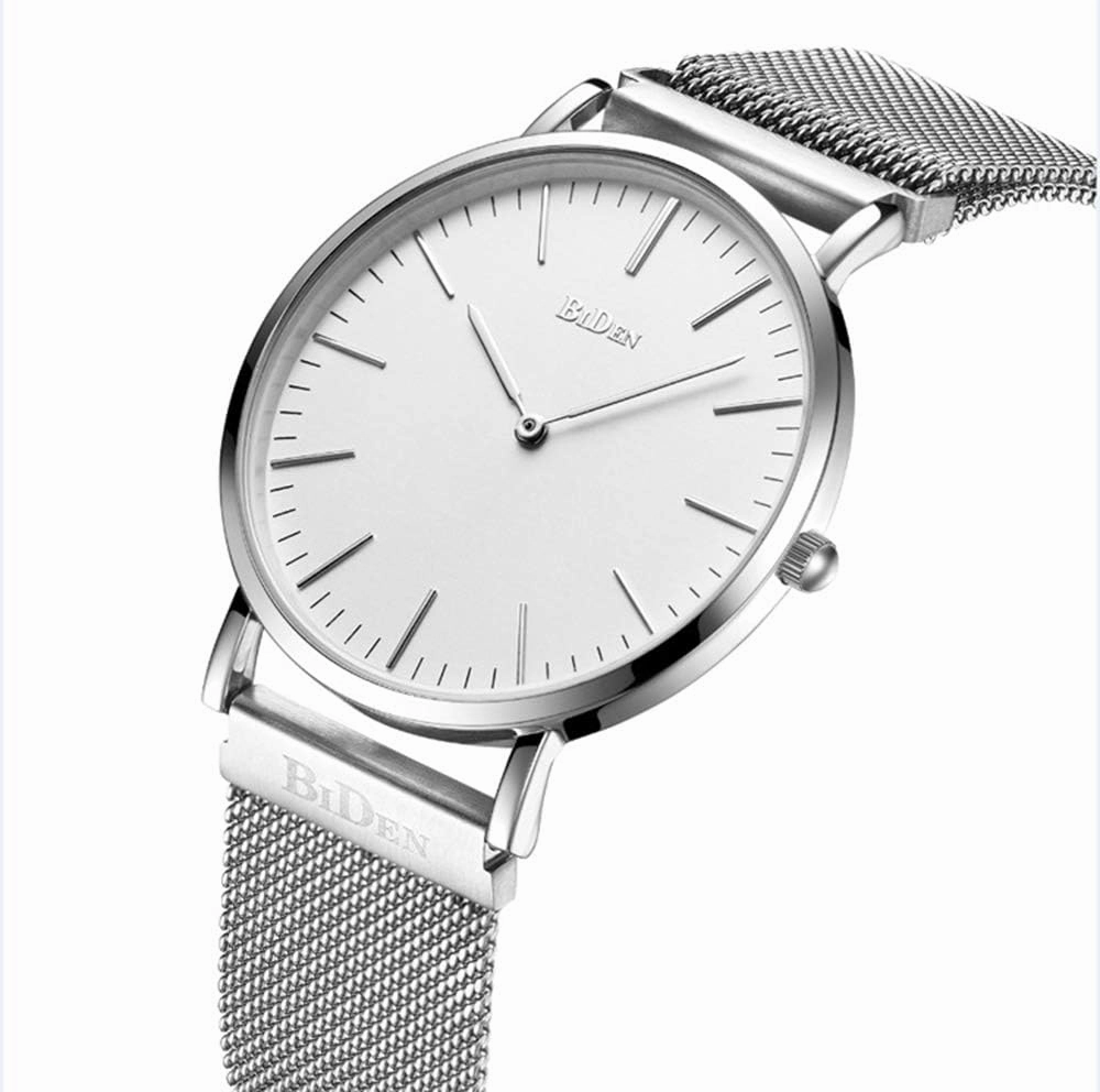 MASTOP Luxury Unisex Watch Fashion Women Mens Dress Quartz Watches Business Waterproof Stainless Steel Watches