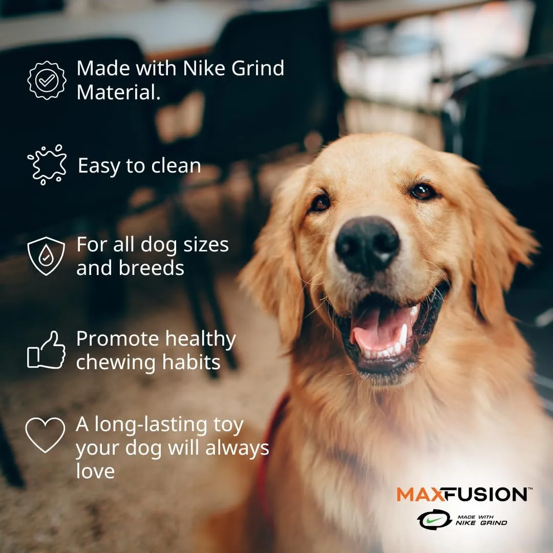 Max Fusion with Nike Grind, Arlee Weeble Treat Dispensing Dog Toy, Durable Dog Treat Toy, M