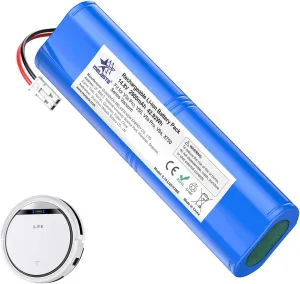 melasta 2900mAh Replacement Battery for ILIFE V3s Pro V5s Pro V50 V8s X750, 14.8V Vacuum Cleaner Li-ion Battery, 18650B4-4S1P-AGX-2