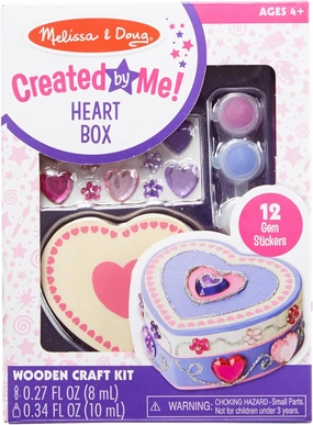Melissa & Doug Created by Me! Heart Box Wooden Craft Kit