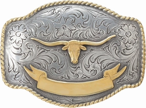 Men's Multi Steer Ribbon Buckle