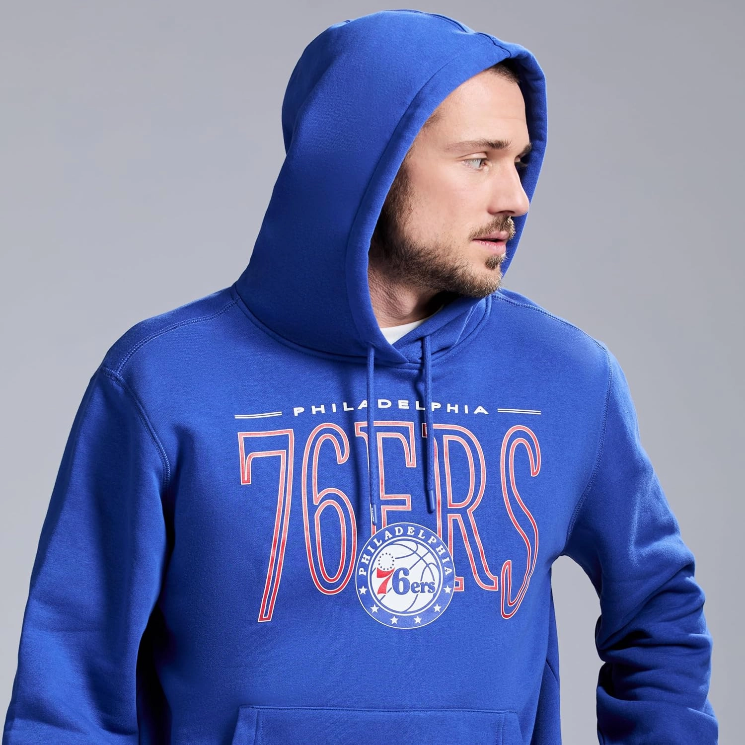Men's X NBA Officially Licensed Long Sleeve Classic Pullover Hoodie Fleece Sweatshirt