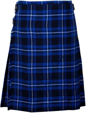 Men's 5 Yard Scottish Tartan Kilt, Highland Wedding Kilt